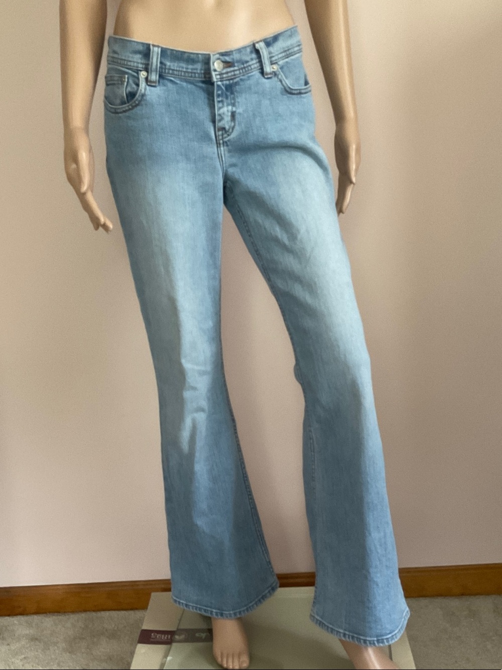 VS London Jeans Mid Rise Flare Y2K